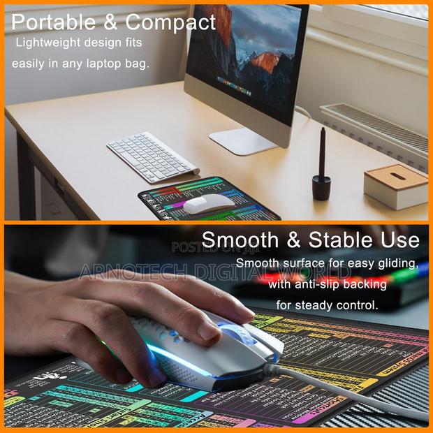 Excel Sheet Shortcut Guide Extended Mouse Pad - thumbnail 2