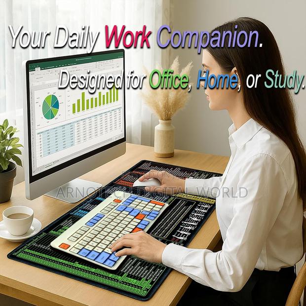 Excel Sheet Shortcut Guide Extended Mouse Pad - thumbnail 4