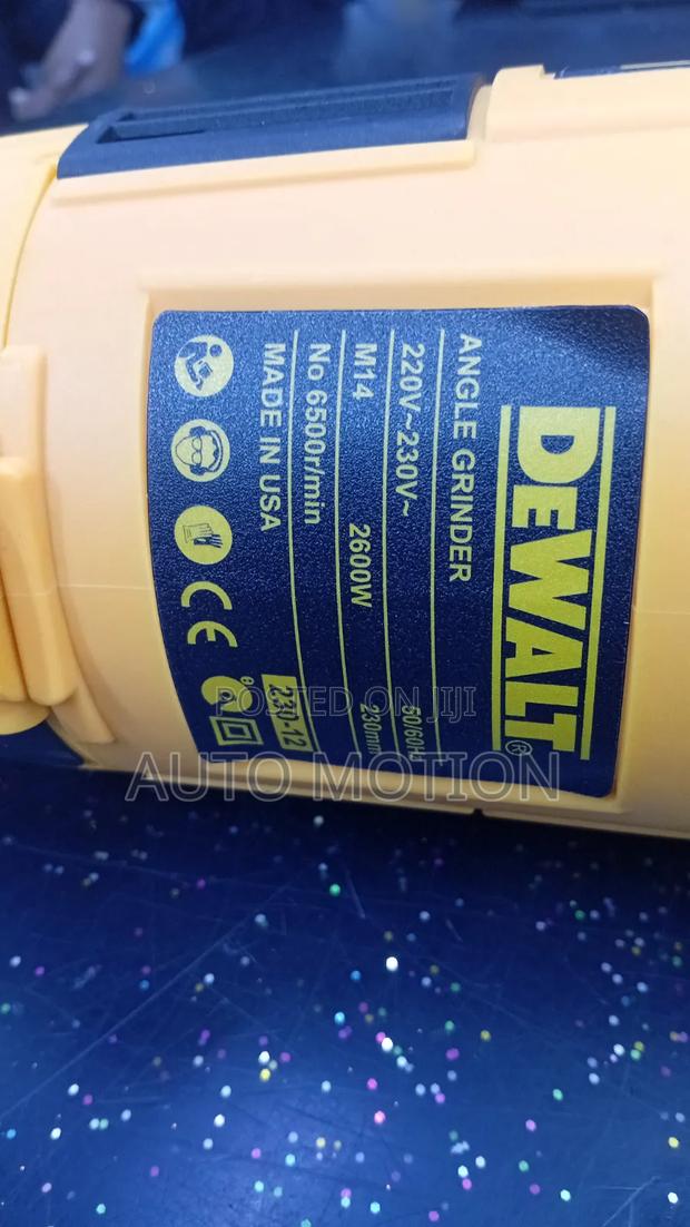 Heavy Duty Dewalt Grider - main view