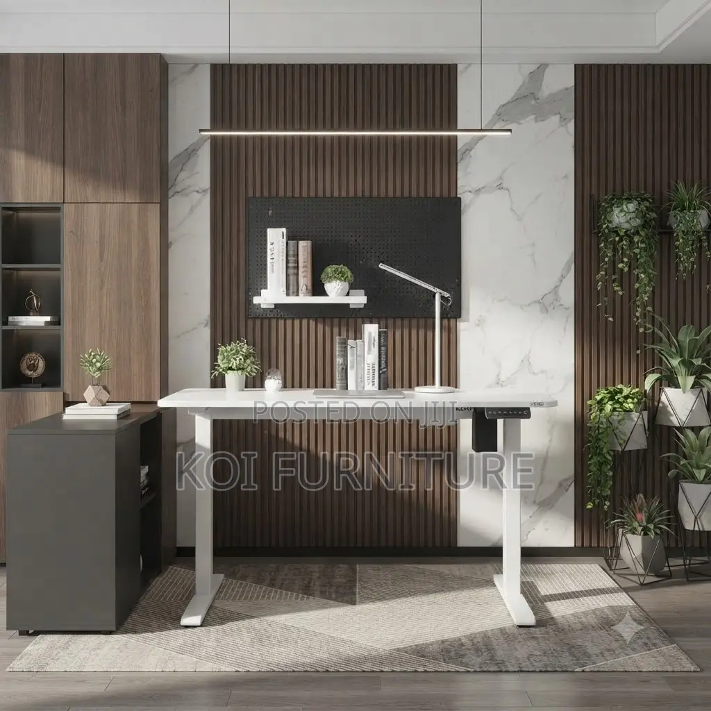 Office Desk; 1.2 Meter Laptop Monitor Adjustable Desk