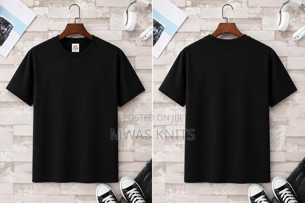 Black Round Neck T Shirt - thumbnail 2