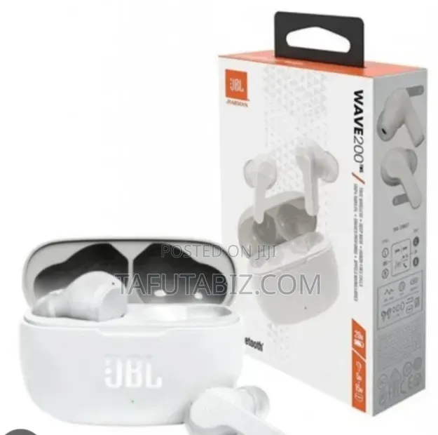 JBL Wave200tws True Wireless Earbuds (White)