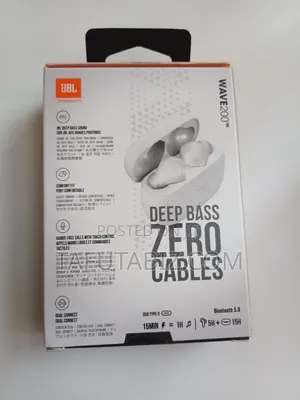 JBL Wave200tws True Wireless Earbuds (White)