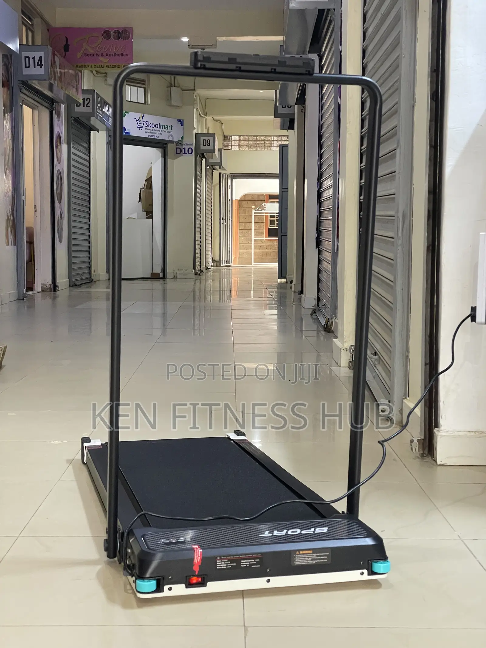 Double Side Folding Massage Treadmill
