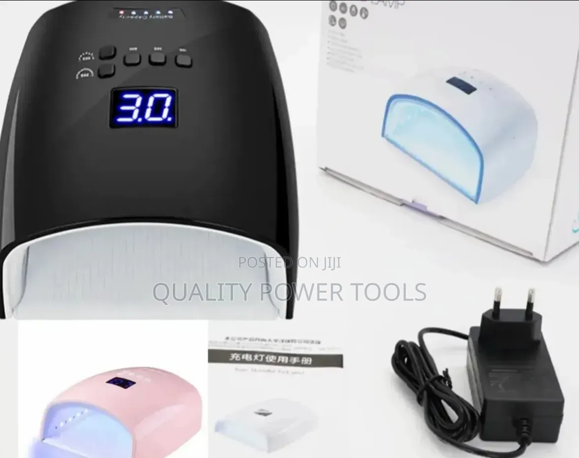 Sunuv S10 Rechargeable Uv Led Nail Lamp, With A Digital Battery