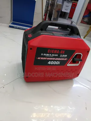 4kva Cigma Uk 4000i 3.6kw Silent Inverter Generator