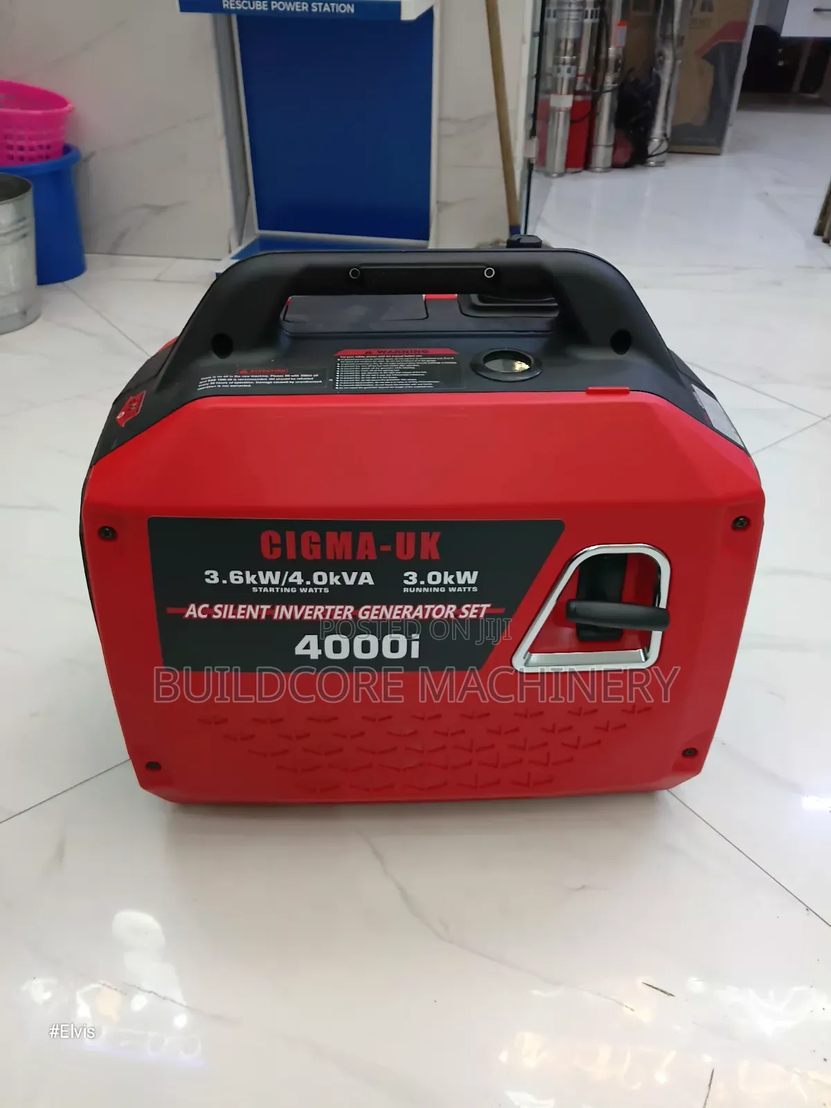 4kva Cigma Uk 4000i 3.6kw Silent Inverter Generator