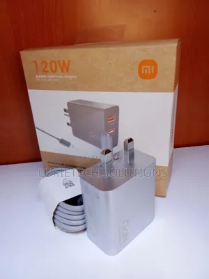 Super Fast Xiaomi Charger 120 Watts Complete With Usb-C Cable