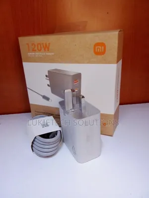 Super Fast Xiaomi Charger 120 Watts Complete With Usb-C Cable