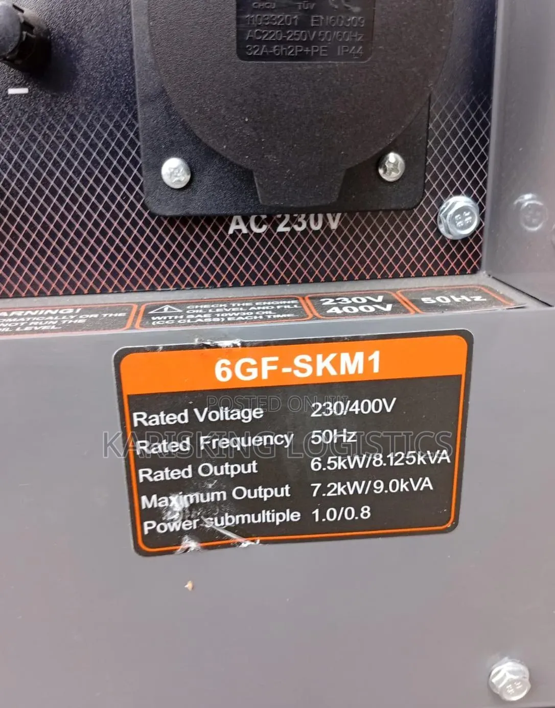 Cigma 10kva Openset Diesel Generator With Three Phase Output