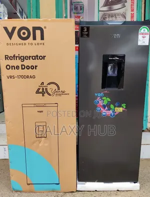 Von Fridge 176 Litres With Dispenser Single Door (2yrs Wrty)