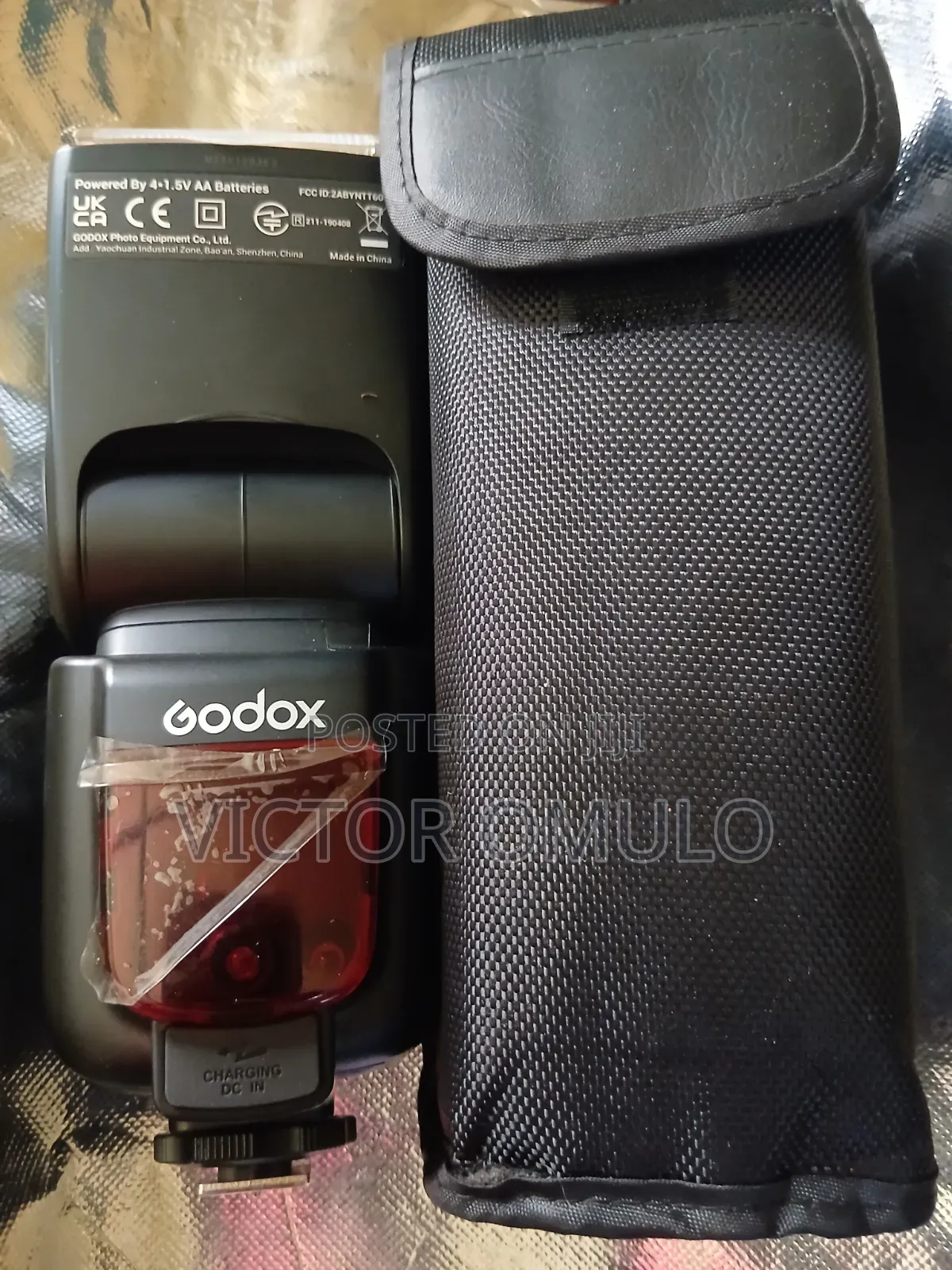 Godox Tt600 Speedlight + Rechargeable Battery + Flash Reflector