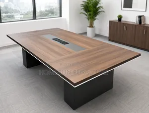 2.4m Modern Executive Boardroom Conference Table With Cable Management