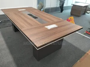 2.4m Modern Executive Boardroom Conference Table With Cable Management