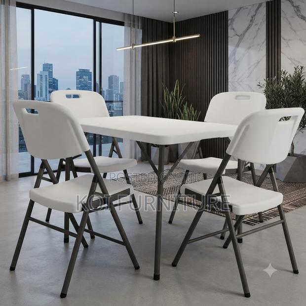 Office Chairs; Mid Back White Round Event Chair - thumbnail 2