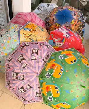Kids Cartoon-Themed Umbrellas for Children Feature Various Popular