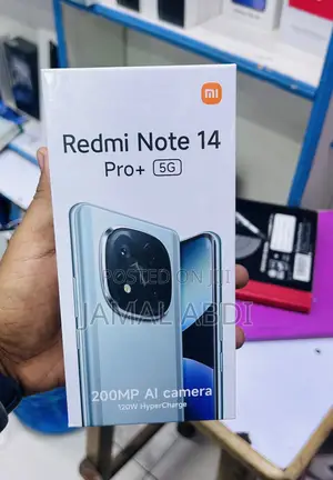 New Xiaomi Redmi Note 14 Pro+ 5G 256 GB Black