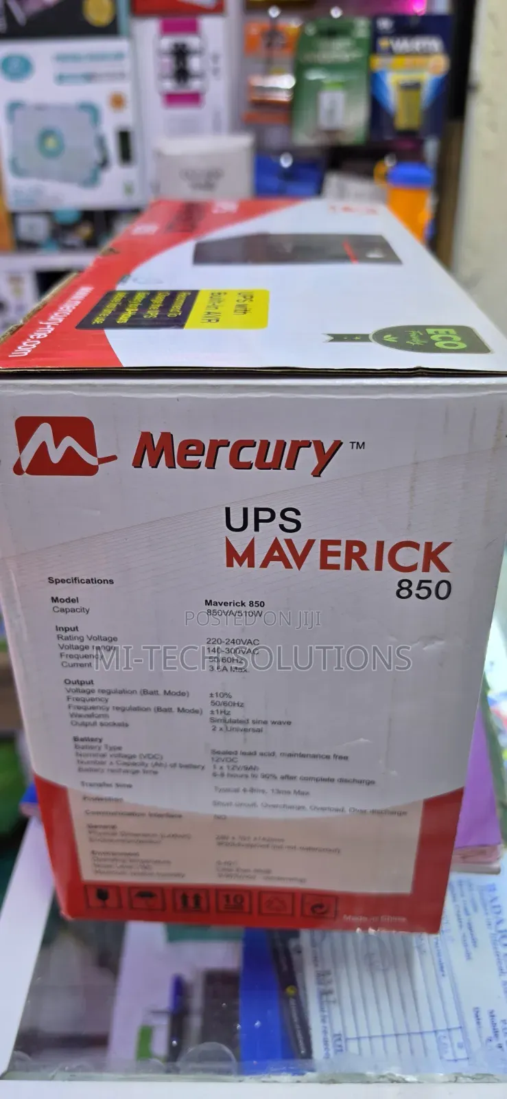 Mercury Live Interactive Ups 850va