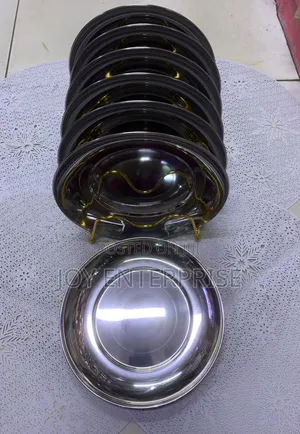 22cm Extra Heavy Stainless Plate