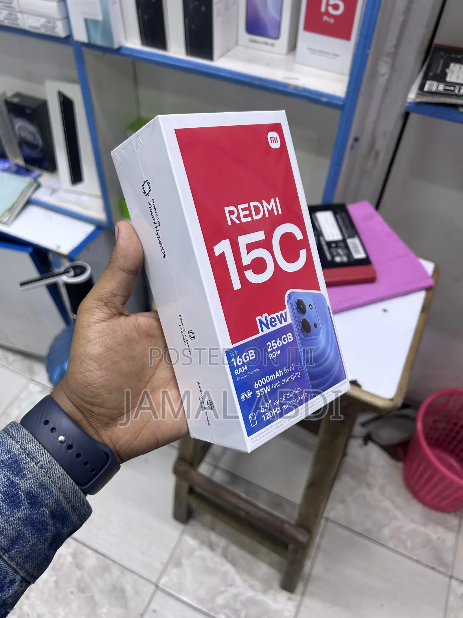 New Xiaomi Redmi 15C 4G 128 GB Black