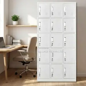 15 Door Metal Locker 3 Column 5 Row Storage Cabinet