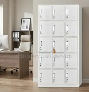 15 Door Metal Locker 3 Column 5 Row Storage Cabinet