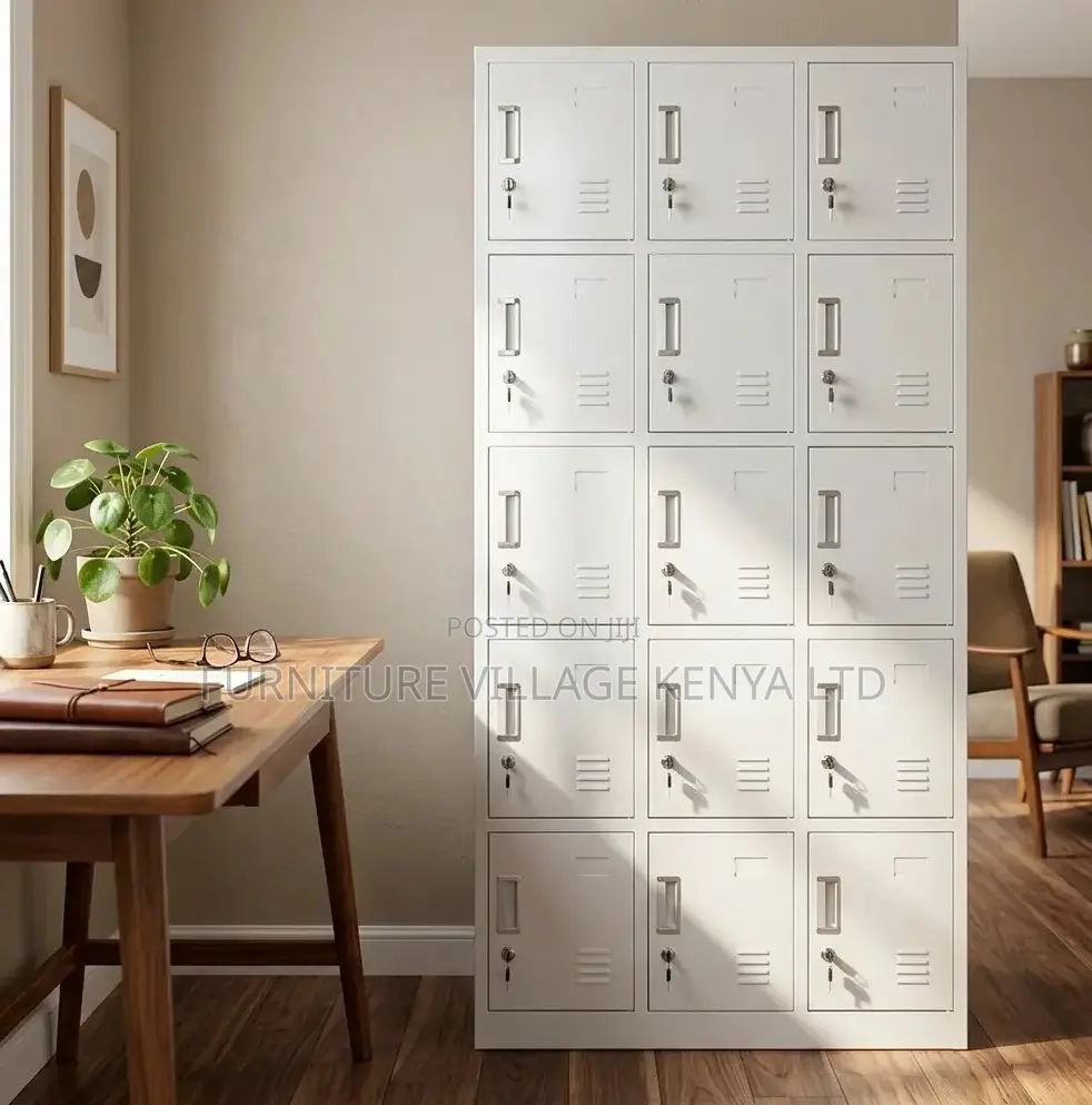 15 Door Metal Locker 3 Column 5 Row Storage Cabinet
