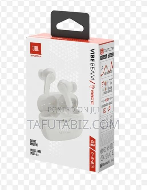 JBL Wavebeam True Wireless Earbuds(White)