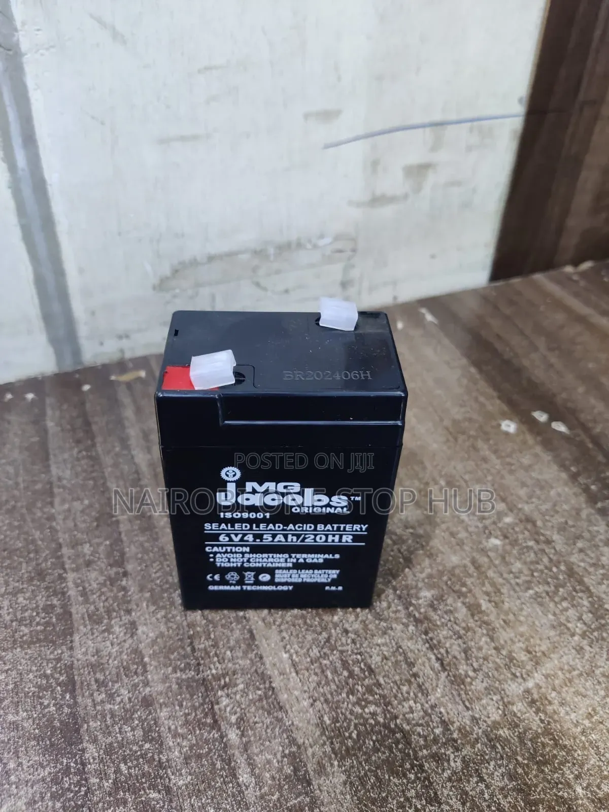 Mg Jacobs 6v 4.5ah Rechargeable Battery