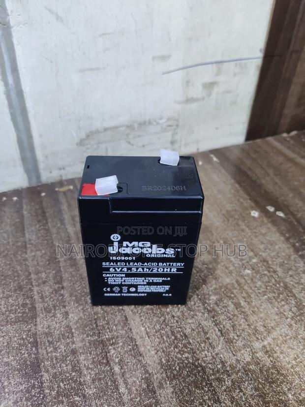 Mg Jacobs 6v 4.5ah Rechargeable Battery