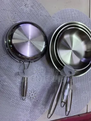 26cm Extra Heavy Stainless Pan/Aluminium