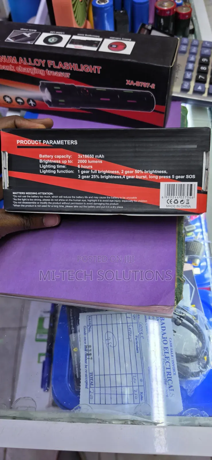 Aluminium 1km Flashlight Xa-b707