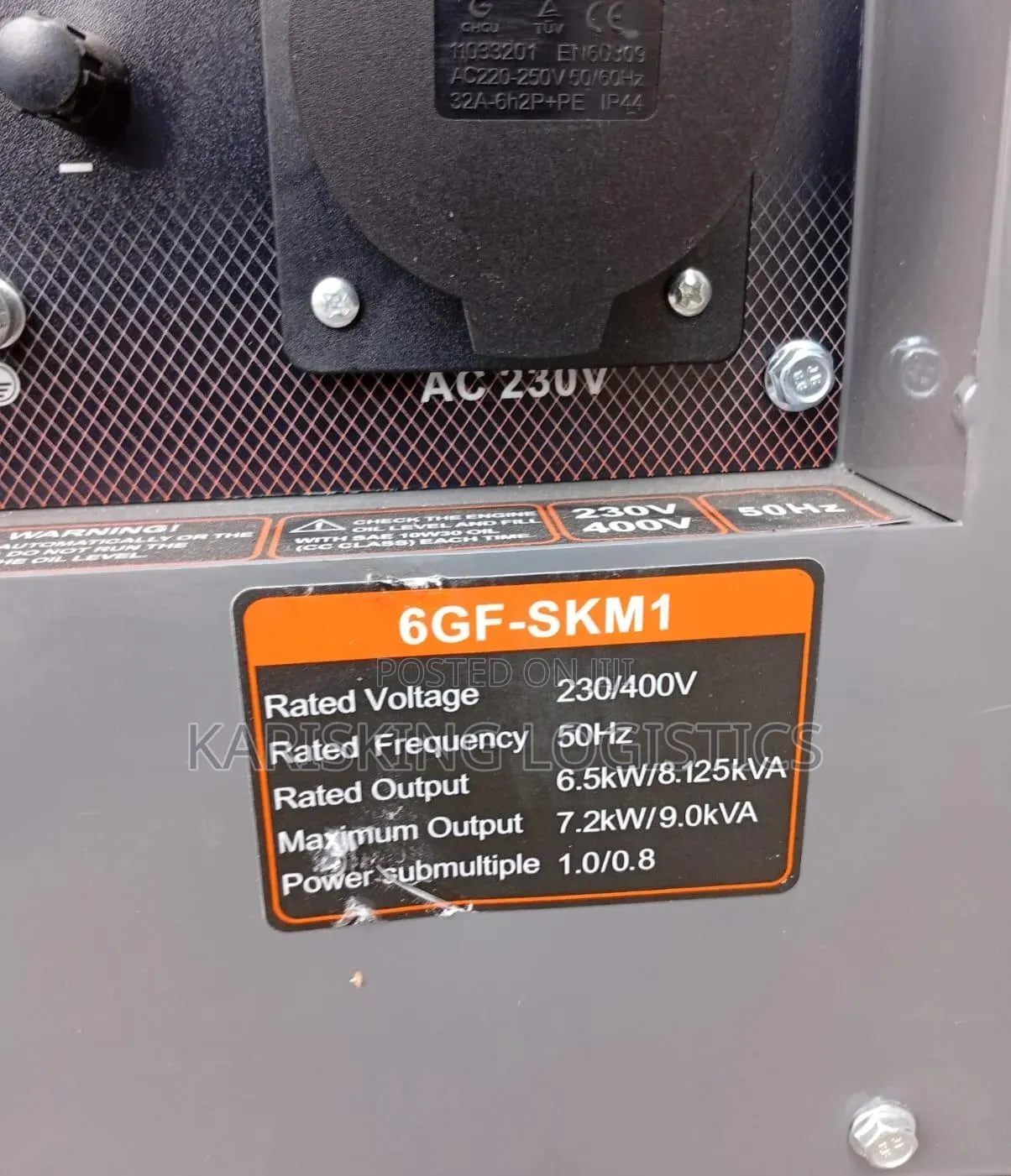 9kva Three Phase Diesel Generator Openset