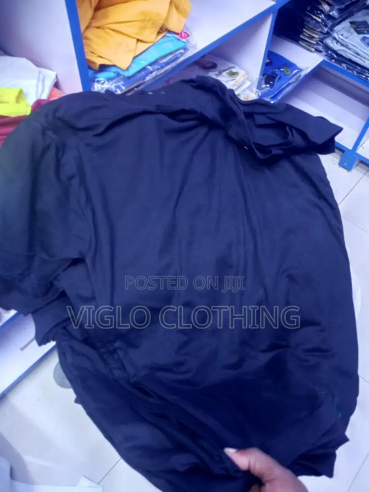 Wholesale Black Plain Kids Roundnecks