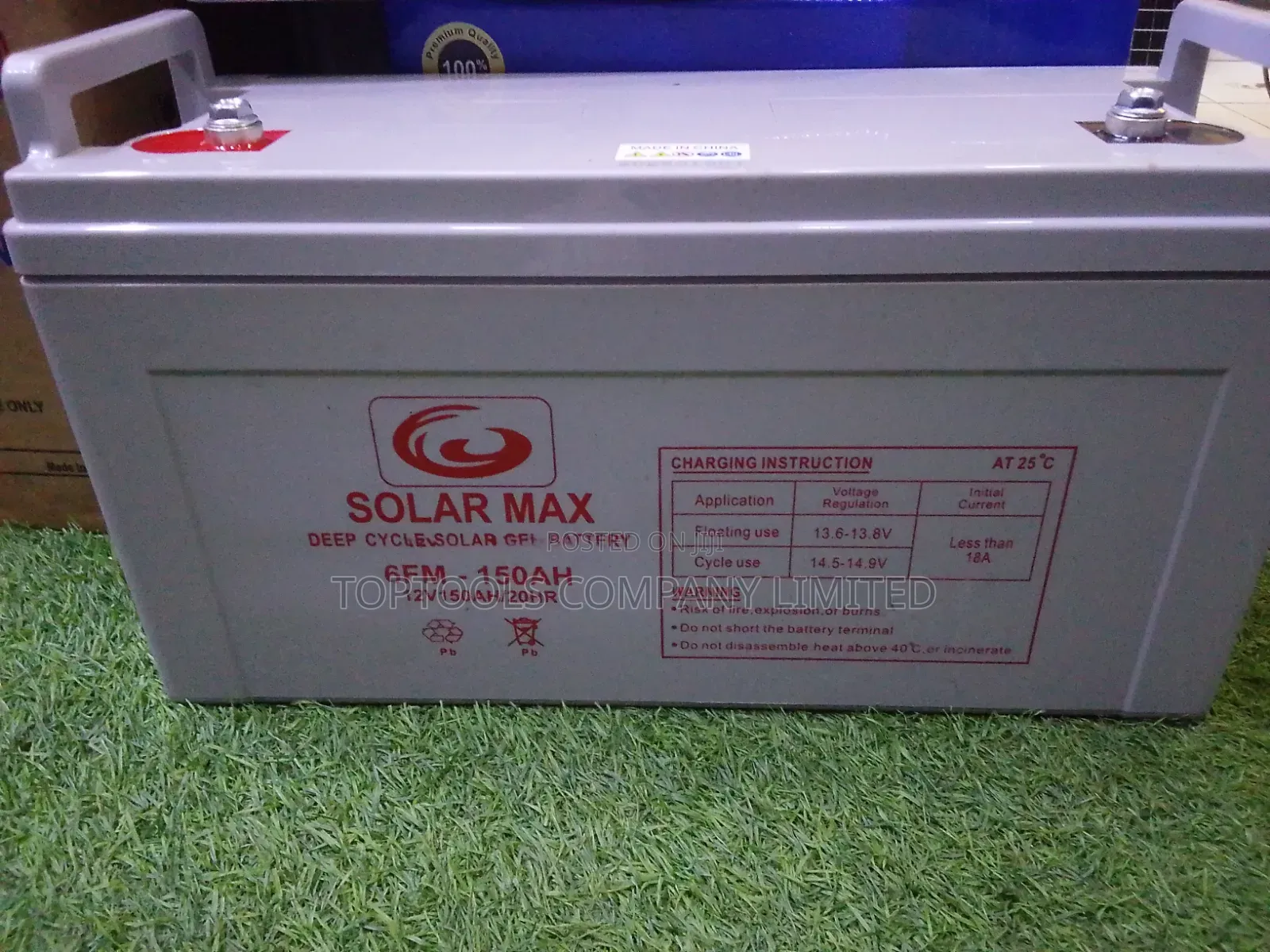 Solarmax 150ah 12v Deep Cycle Gel Battery
