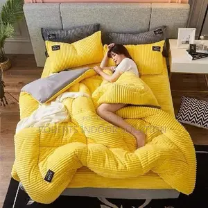 Natural Geometric Duvet Set