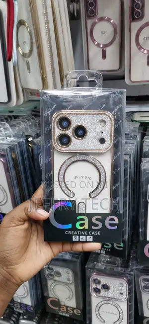 iPhone 17 Pro" Electroplated Glitter Magsafe Phone Case