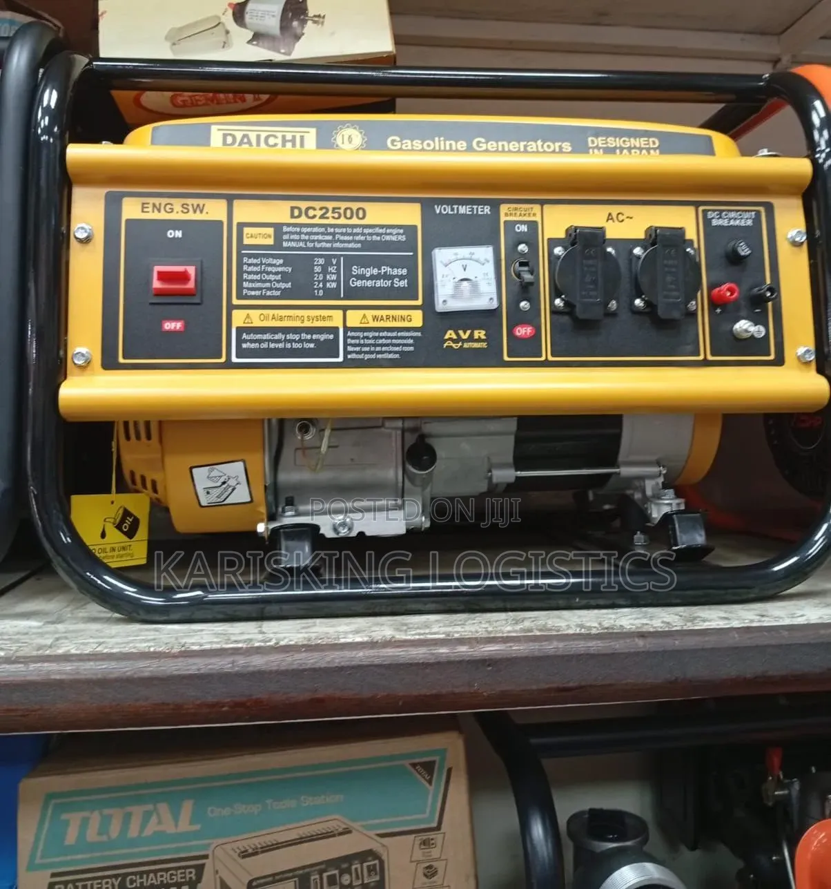 Daichi 2.4kw Gasoline Generator Manual Start
