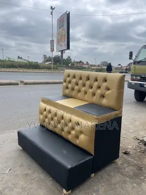 Black Gold Pedicure Sofa