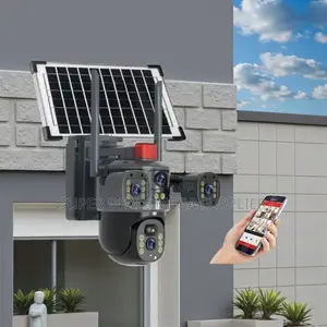 Easy Set Up 20mp Ultra Hd 4g PTZ Triple Lens Solar Camera