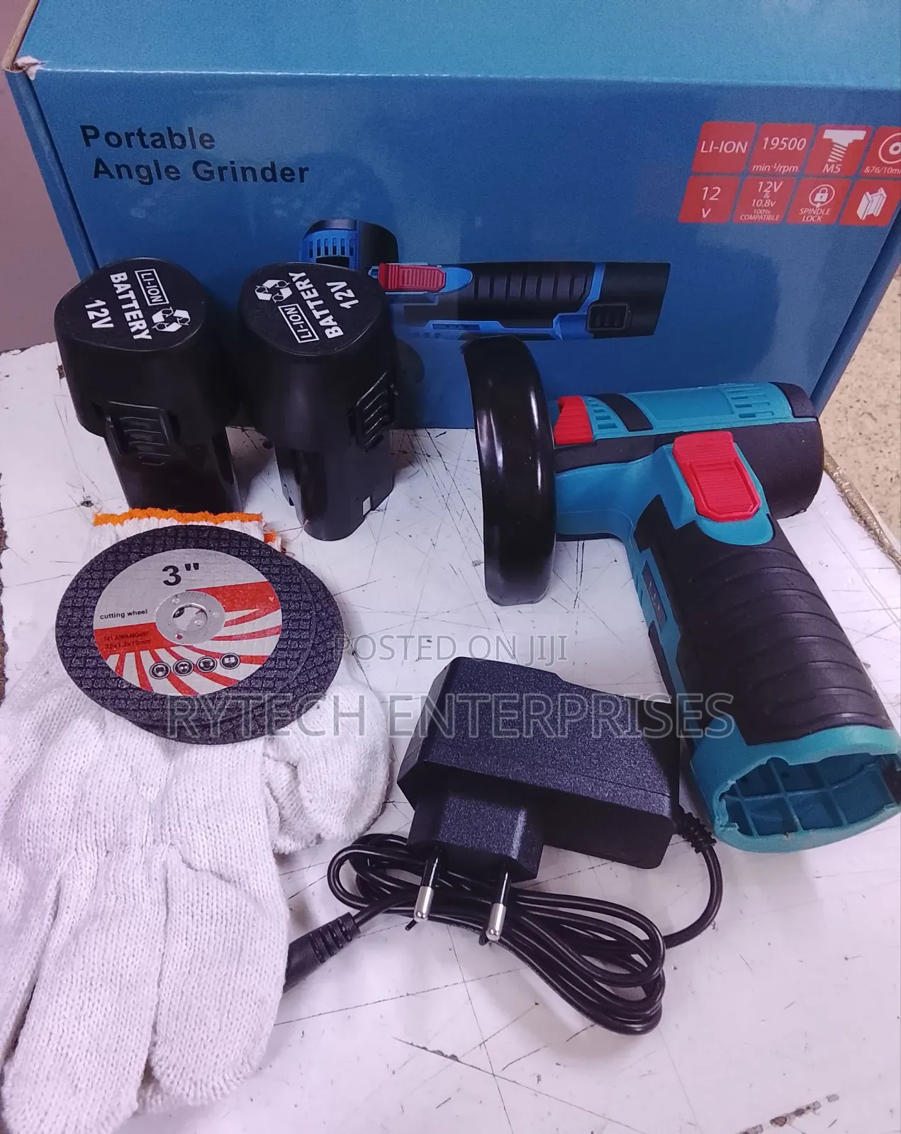 Portable Cordless Angle Grinder 3"