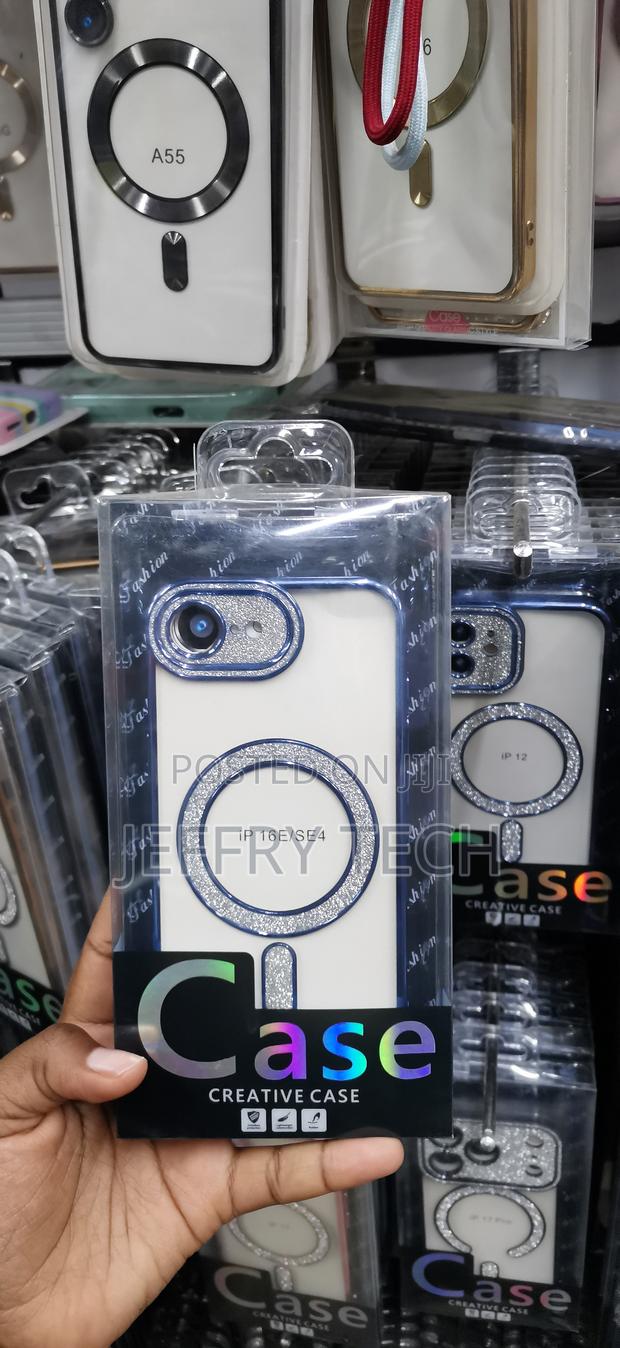 iPhone 16e and Se4,Blue Trim Accented Case - main view