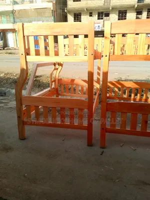 4*6 by 3.5*6 Twin Bed-Double Decker Hardwood Framed