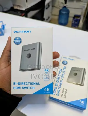 Vention 2-Port Hdmi Bi-Direction Switcher Silver