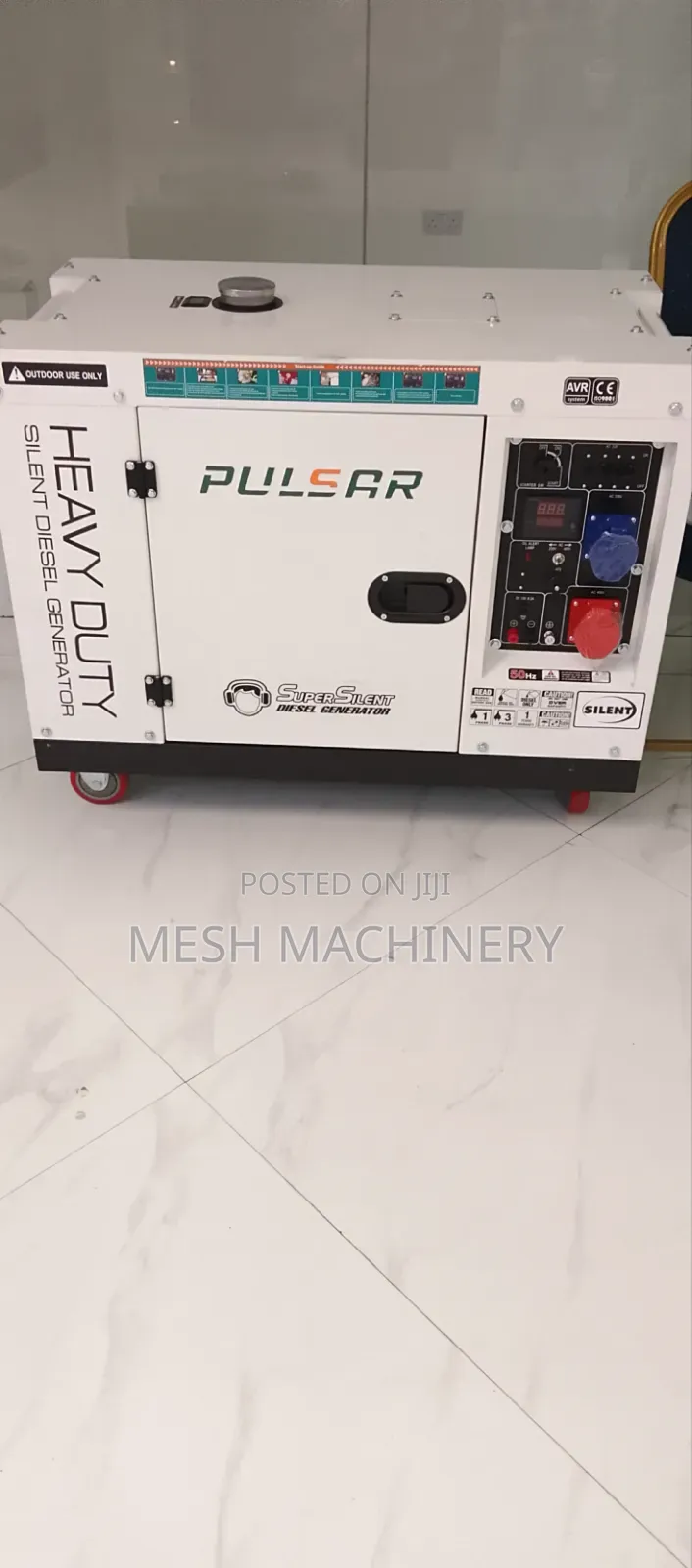 15kva Pulsar Heavy Duty Dual Phase Diesel Generator