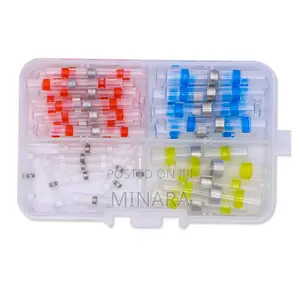 50 Pcs, Solder Seal Wire Connectors,Self Soldering Heat Shrink Sleeves