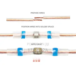 50 Pcs, Solder Seal Wire Connectors,Self Soldering Heat Shrink Sleeves