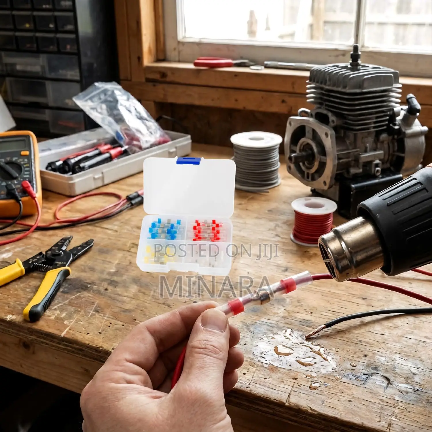 50 Pcs, Solder Seal Wire Connectors,Self Soldering Heat Shrink Sleeves