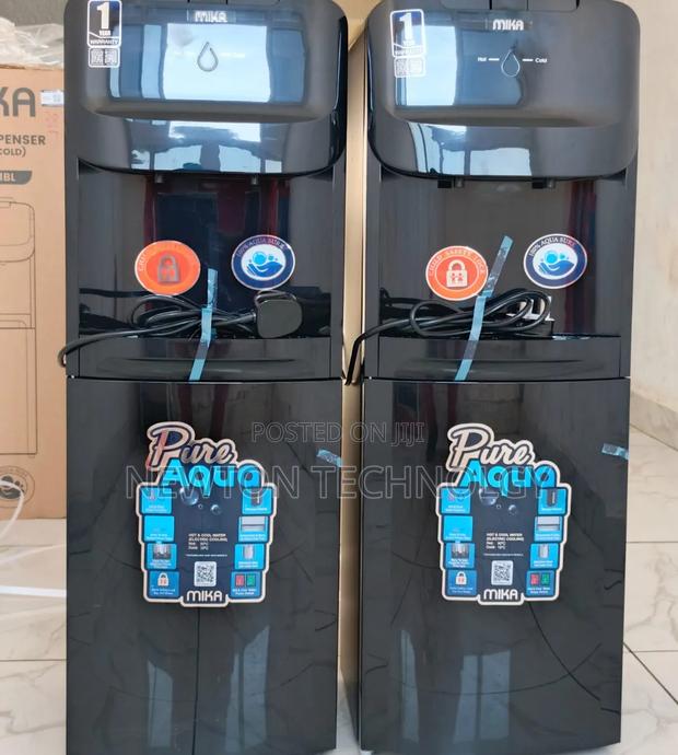 Black Mika Free Standing Hot and Cold Water Dispenser - thumbnail 2