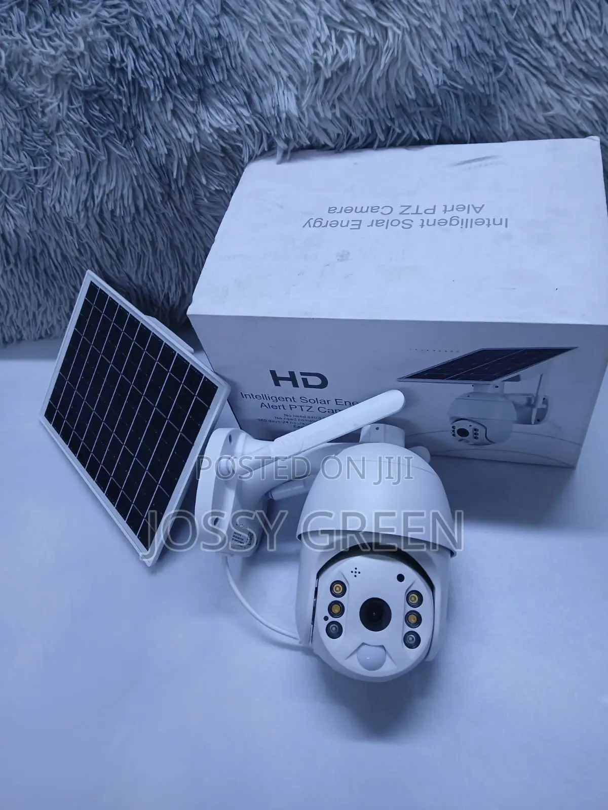 4mp Smart Outdoor Solar Camera – 4g Sim, Ubox App, Night Vision